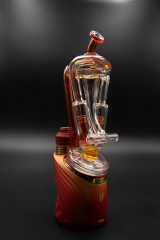 Nib Glass V-Twin Slim Puffco Peak Attachment