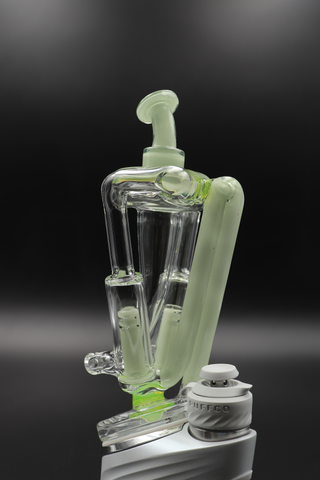Nib Glass V-Twin Slim Puffco Peak Attachment
