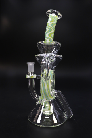 a1 Glass Color accented Swiss Recycler - Dual Uptake